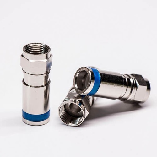 Best RG6 F Type Compression Connector Vertical Type Plug for Cable Best RG6 F Type Compression Connector Vertical Type Plug for Cable