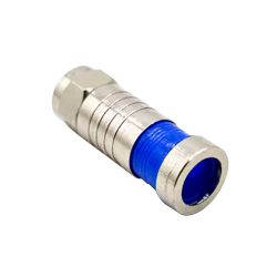 Best RG6 F Type Compression Connector Vertical Type Plug for Cable