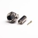 Crimp Type F Connector Straight Male for Coaxial Cable Crimp Type F Connector Straight Male for Coaxial Cable