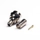 Crimp Type F Connector Straight Male for Coaxial Cable Crimp Type F Connector Straight Male for Coaxial Cable