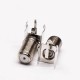 F Connector 90 Degree Bulkhead Female Solder Type for PCB Mount F Connector 90 Degree Bulkhead Female Solder Type for PCB Mount