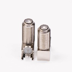 F Connector Bulkhead Female Right Angled for PCB Mount
