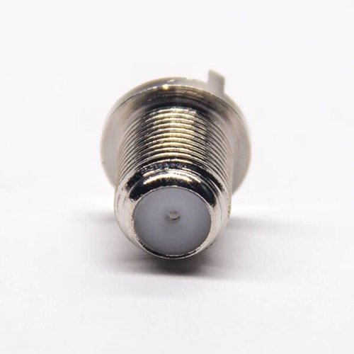 F Connector Coaxial Straight Female Through Hole for PCB Mount