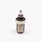 F Connector Crimp Female Straight Bulkhead for Cable RG316