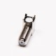 F Connector Elbow Female Through Hole for PCB Mount