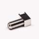 F Connector Elbow Female Through Hole for PCB Mount
