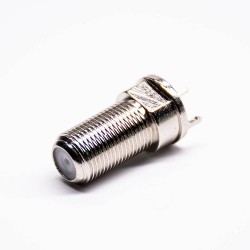 F Connector Female PCB Straight Through hole