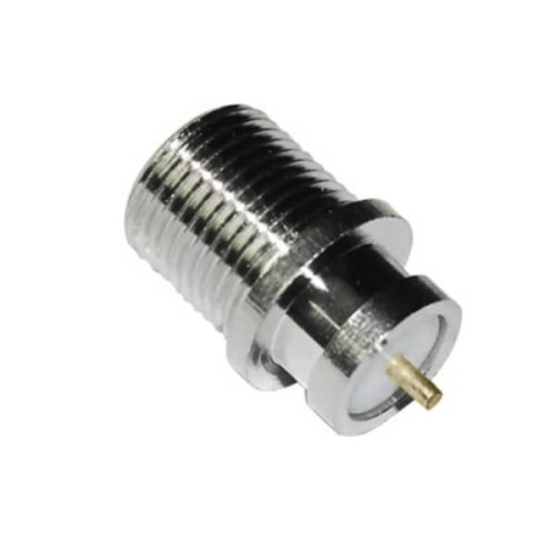 F Connector Female Straight Bulkhead Coax for Panel Mount