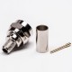 F Connector for RG58 Cable Straight Male Crimp Type F Connector for RG58 Cable Straight Male Crimp Type