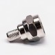 F Connector for RG58 Cable Straight Male Crimp Type F Connector for RG58 Cable Straight Male Crimp Type