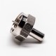 F Connector Male RF Connector Load Straight Nickel Plated