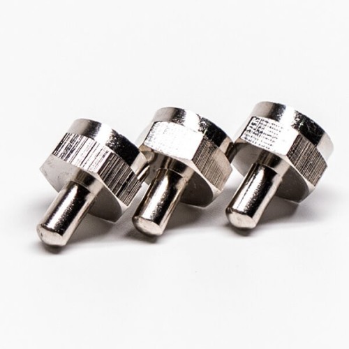 F Connector Male RF Connector Load Straight Nickel Plated