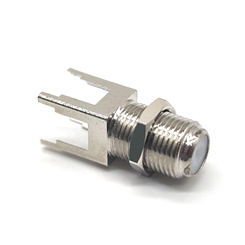 F Connector PCB Mount Straight Female 75Ohm for PCB