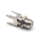 F Connector PCB Mount Straight Female 75Ohm for PCB