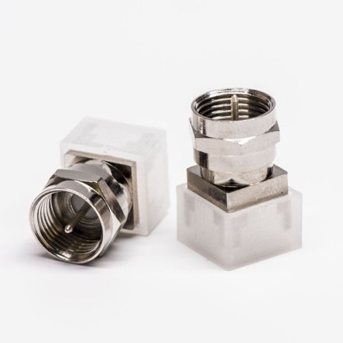F Connector Plug Straight Through Hole for PCB Mount