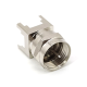 F Connector Plug Straight Through Hole for PCB Mount