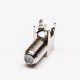F Connector Right Angle Female Bulkhead Through Hole for PCB Mount