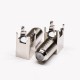 F Connector Right Angle Female Bulkhead Through Hole for PCB Mount