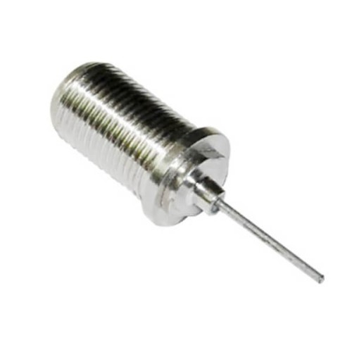 F Connector to Coax RF Female Bulkhead for Panel Mount