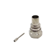 F Connector to Male Coax Straight for 3C2V