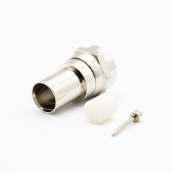 F Connector to Male Coax Straight for 3C2V