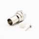 F Connector to Male Coax Straight for 3C2V