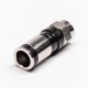 F Male Connector Black Plug Straight Connector Compression Type for RG6 F Male Connector Black Plug Straight Connector Compression Type for RG6