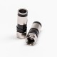 F Male Connector Black Plug Straight Connector Compression Type for RG6 F Male Connector Black Plug Straight Connector Compression Type for RG6