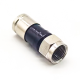 F Male Connector Black Plug Straight Connector Compression Type for RG6 F Male Connector Black Plug Straight Connector Compression Type for RG6