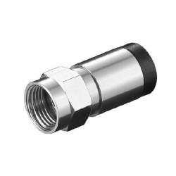 F Male Connector Compression RG59 2pcs