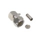 F Plug Male Right Angle RF Coaxial Connector Adapter for Cable RG179/RG316/RG174