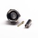 F Type 180 Degree Connectror Plug Male Pin Threaded Type Crimp Type for Cable F Type 180 Degree Connectror Plug Male Pin Threaded Type Crimp Type for Cable