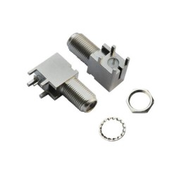 F Type Connector Bulkhead Jack RF Coax for PCB