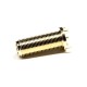 F Type Connector Gold Plating Female 180 Degree Through Hole for PCB Mount F Type Connector Gold Plating Female 180 Degree Through Hole for PCB Mount