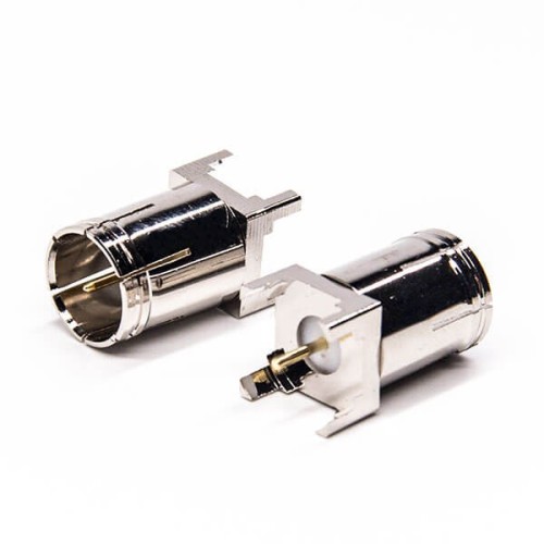 F Type Connector PCB Mount Male Straight Through Hole F Type Connector PCB Mount Male Straight Through Hole