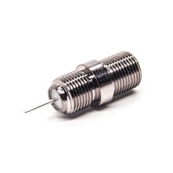 F Type Connector to Coaxial 180 Degree Female Through Hole for PCB Mount