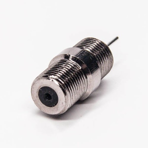 F Type Connector to Coaxial 180 Degree Female Through Hole for PCB Mount F Type Connector to Coaxial 180 Degree Female Through Hole for PCB Mount