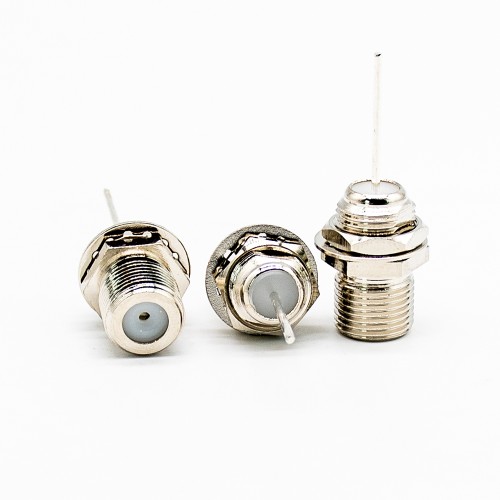 F Type Connector to TV Straight Female for Panel Mount F Type Connector to TV Straight Female for Panel Mount