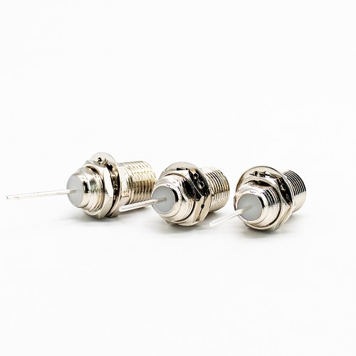 F Type Connector to TV Straight Female for Panel Mount F Type Connector to TV Straight Female for Panel Mount