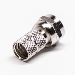 F Type for RG59 Coaxial Connector Male Straight Connector Solder Type