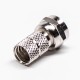 F Type for RG59 Coaxial Connector Male Straight Connector Solder Type F Type for RG59 Coaxial Connector Male Straight Connector Solder Type