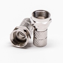 F Type for RG59 Coaxial Connector Male Straight Connector Solder Type