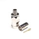 F Type Male Coaxial Connector Straight Crimp Type for Coaxial Cable F Type Male Coaxial Connector Straight Crimp Type for Coaxial Cable
