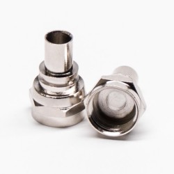 F Type Male Connector Coaxial Connector Solder Type for RG58