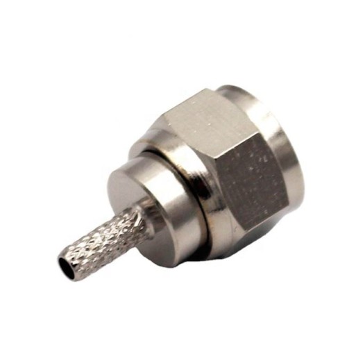 F Type Male Connector RF Coaxial Connector Cable TV Plug Crimp for RG179/RG316/RG174 F Type Male Connector RF Coaxial Connector Cable TV Plug Crimp for RG179/RG316/RG174