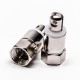 F Type Plug Male RF Connector Straight Locking Wire Nickel Plated F Type Plug Male RF Connector Straight Locking Wire Nickel Plated
