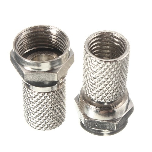 F Type Plug Male TV RF Coaxial Connector 75ohm for Cable 50-5DF/RG60 75-5 F Type Plug Male TV RF Coaxial Connector 75ohm for Cable 50-5DF/RG60 75-5