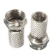 F Type Plug Male TV RF Coaxial Connector 75ohm for Cable 50-5DF/RG60 75-5 F Type Plug Male TV RF Coaxial Connector 75ohm for Cable 50-5DF/RG60 75-5