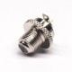 F Type Screw Connector Straight Female Solder Type for Coaxial Cable F Type Screw Connector Straight Female Solder Type for Coaxial Cable