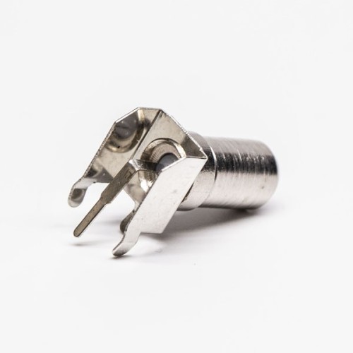 F Type Socket R/A Connector Through Hole for PCB Mount F Type Socket R/A Connector Through Hole for PCB Mount